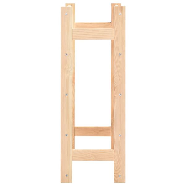 vidaXL Botellero para 20 botellas de madera de pino