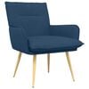 vidaXL Sill&oacute;n Azul Tela