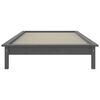 vidaXL Estructura de cama madera maciza de pino gris 90x190 cm