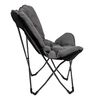 Bo-Camp Silla de mariposa Grainger gris
