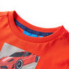 Camiseta infantil de manga larga naranja brillo 92