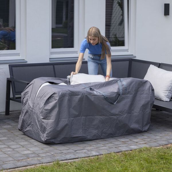 Madison Funda para cojines de jard&iacute;n 175x80x60 cm gris