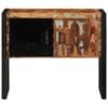 vidaXL Mueble consola madera maciza reciclada multicolor 90x35x75 cm