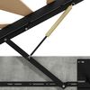 vidaXL Estructura de Cama Ottoman Gris Concreto 90 x 200 cm