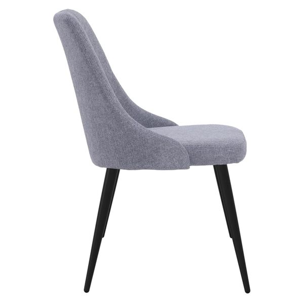 vidaXL Sillas de comedor 6 unidades de tela gris claro