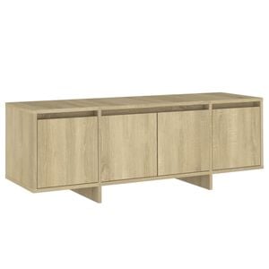 vidaXL Mueble para TV madera contrachapada roble Sonoma 120x30x40,5 cm