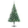 vidaXL &Aacute;rbol de Navidad artificial con luces y bolas 230 ramas 120 cm