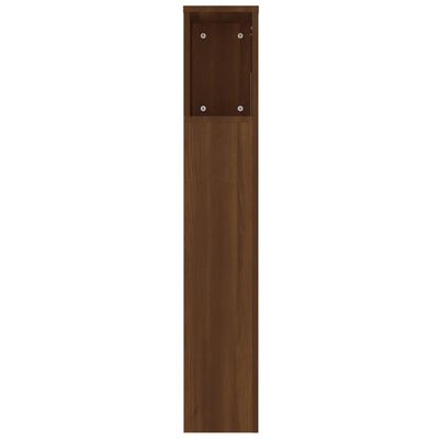 vidaXL Mueble cabecero color roble marrón 220x18,5x104,5 cm