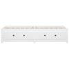 vidaXL Sof&aacute; cama de madera maciza de pino blanco 90x190 cm