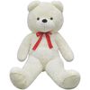 vidaXL Osito de peluche grande blanco 170 cm