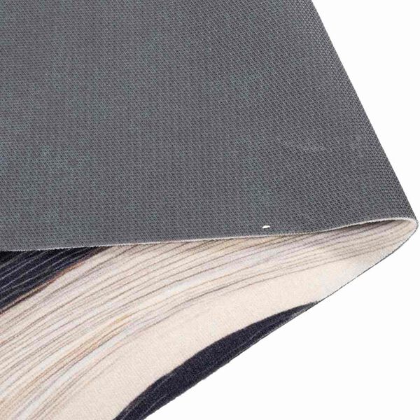 vidaXL Alfombra de cocina Negro 180 x 60 cm Terciopelo