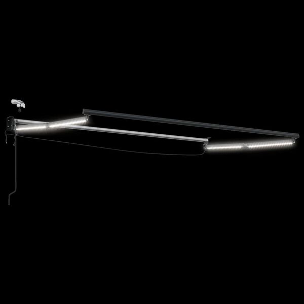 vidaXL Toldo Retr&aacute;ctil El&eacute;ctrico Negro 3 x 2,5 m