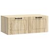 vidaXL Mueble para TV de pared Roble Sonoma 78,5 x 41 x 30 cm