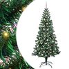 vidaXL &Aacute;rbol de Navidad Artificial Preiluminado Verde 240 cm