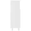vidaXL Armario de baño madera contrachapada blanco 30x30x95 cm
