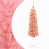 vidaXL &Aacute;rbol de Navidad artificial estrecho con bolas 150 cm 150 LED