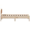 vidaXL Estructura de cama sin colch&oacute;n madera maciza de pino 90x190 cm