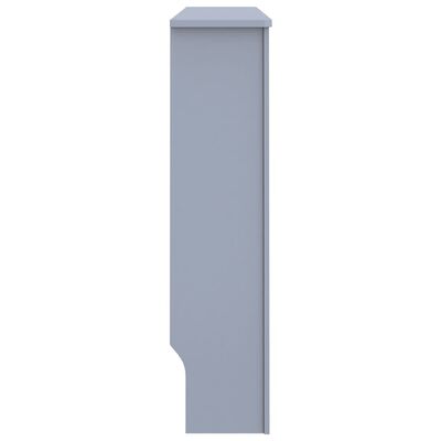 vidaXL Cubierta para radiador MDF gris antracita 112x19x81,5 cm