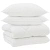 vidaXL Edred&oacute;n de Invierno con almohada 3 pcs Microfibra