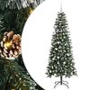 vidaXL &Aacute;rbol de Navidad artificial Verde 180 cm PVC, Pl&aacute;stico y Acero