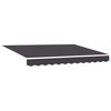 vidaXL Tela de Repuesto para Toldos Gris antracita 280 x 195 cm