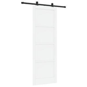 vidaXL Puerta Corredera ORKDAL Blanco 83 x 232 cm