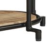 vidaXL Mueble de TV madera maciza de mango rugosa 100x42x40 cm