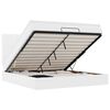 vidaXL Estructura cama otomana colch&oacute;n cuero sint&eacute;tico blanco