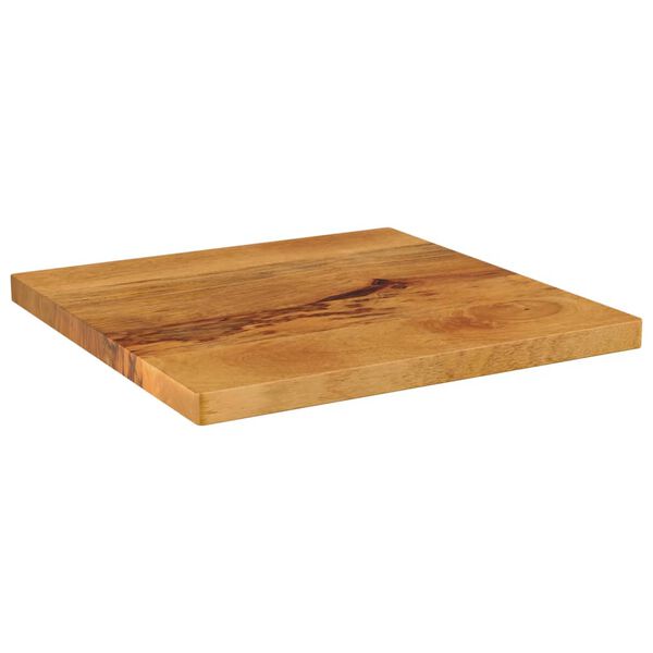 vidaXL Tablero de mesa cuadrado madera maciza de mango 50x50x2,5 cm