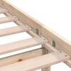 vidaXL Estructura de cama sin colch&oacute;n madera maciza 100x200 cm