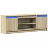 vidaXL Mueble de TV LED madera ingenier&iacute;a roble Sonoma 139,5x34x50 cm