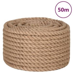 vidaXL Cuerda 100% yute 20 mm 50 m