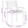 vidaXL Conjunto de Comedor de Jard&iacute;n 5 pcs Gris
