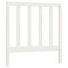vidaXL Cabecero de cama madera maciza de pino blanco 95x4x100 cm