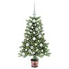 vidaXL Árbol de Navidad con 150 LED con soporte Verde 90 cm PE