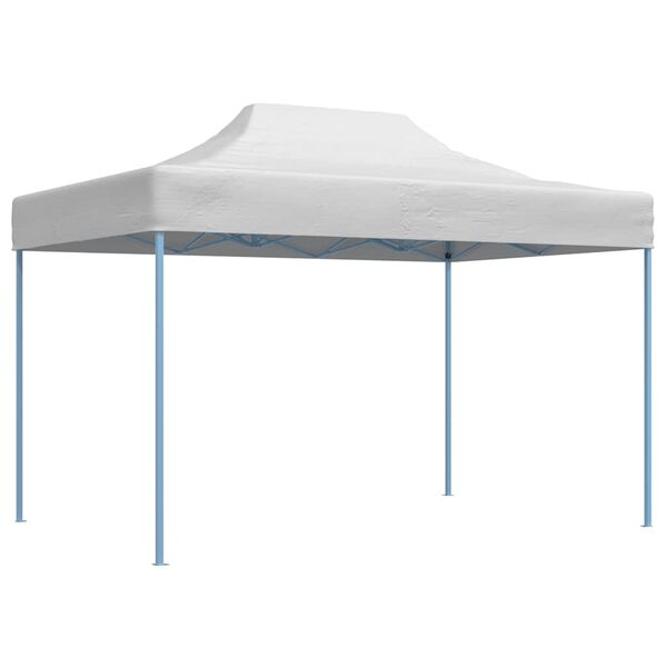 vidaXL Carpa plegable profesional acero blanco 280x410x315 cm