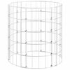 vidaXL Poste circular de gaviones acero galvanizado Ø50x50 cm