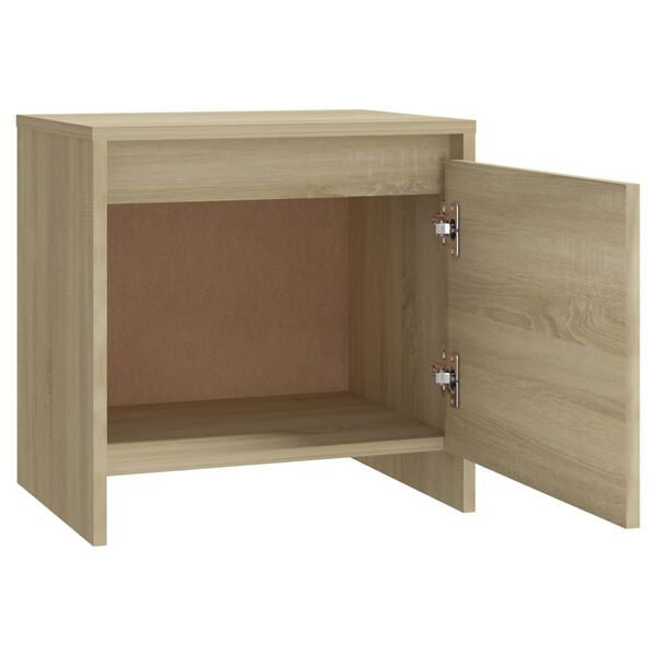 vidaXL Mesita de noche madera ingenier&iacute;a roble Sonoma 45x34,5x44,5 cm