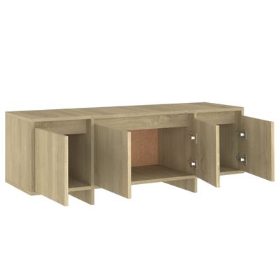 vidaXL Mueble para TV madera contrachapada roble Sonoma 120x30x40,5 cm