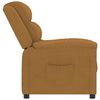 vidaXL Sill&oacute;n reclinable terciopelo marr&oacute;n