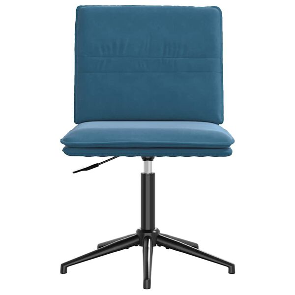 vidaXL Silla de comedor terciopelo azul