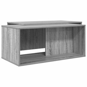 vidaXL Juego de Mesas de Centro 2 pcs Gris Sonoma Madera de ingenier&iacute;a