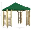 vidaXL Cenador verde 3x3 m
