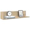 vidaXL Estantes pared 2 uds madera roble Sonoma 75x16,5x16,5 cm