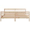 vidaXL Estructura de cama con cabecero madera maciza pino 180x200 cm