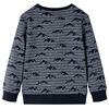 Sudadera infantil azul marino mélange 92