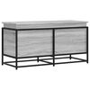 vidaXL Caja de almacenaje con tapa madera gris Sonoma 100x40x51,5 cm