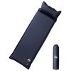 vidaXL Colch&oacute;n de camping autoinflable con con almohada 1 persona gris