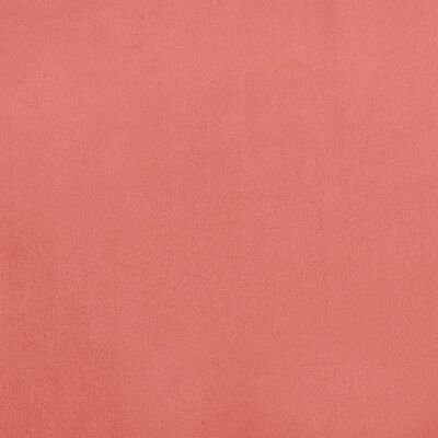 vidaXL Reposapiés de terciopelo rosa 45x29,5x35 cm
