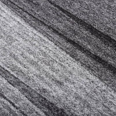 vidaXL Alfombra de pasillo antideslizante gris antracita 67x350 cm